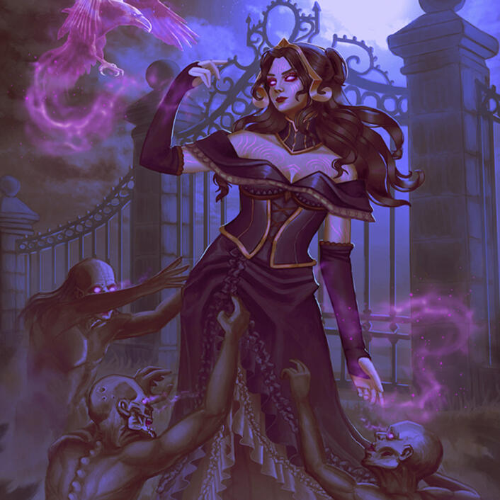 Magic: the Gathering Liliana fanart